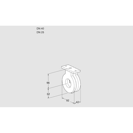 Honeywell Kromschroder VLV, BFLY, DN40 FLG W /25 REDUCTION, AIR BV KS88300113