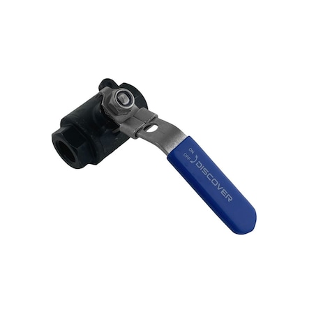 Discover 1/2 in. Carbon Steel Ball Valve Full-Port 2000 PSI 101088