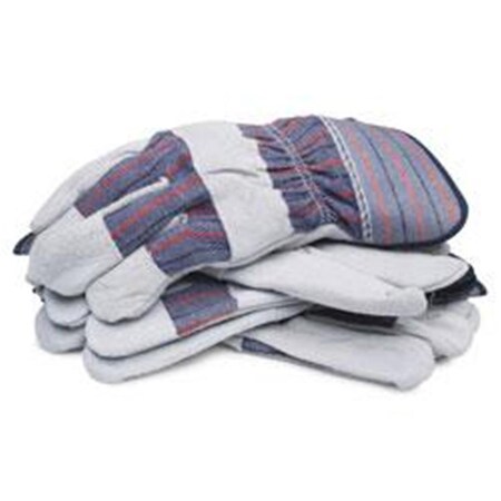 Blackcanyon Outfitters 71050-M3B Economy Split Cowhide Leather Palm Gloves Medium, 3PK 71050/M3B