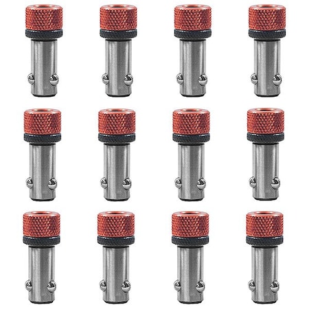 Buildpro Ball Lock Bolt Fastenner, For 5/8" Hole T55010-12PPK