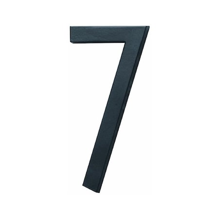 Hy-Ko FM6 Architectural Series House Number, Character 7, 6 in H Character, Black Character FM-6/7
