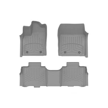 Weathertech Grey, Front and Rear FloorLiner HP 461784-1-2IM