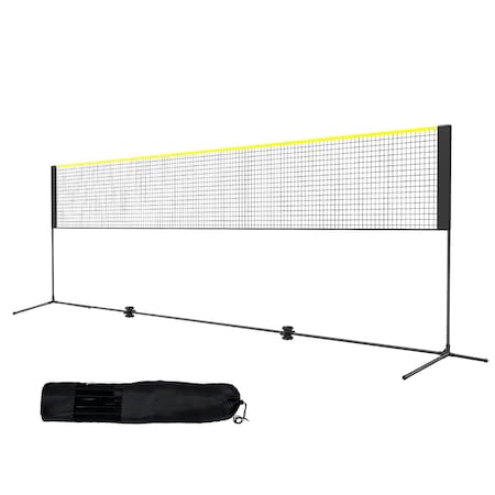 Vevor 17ft Badminton Net Set Outdoor Portable Volleyball Pickleball Tennis Net DKS-15100