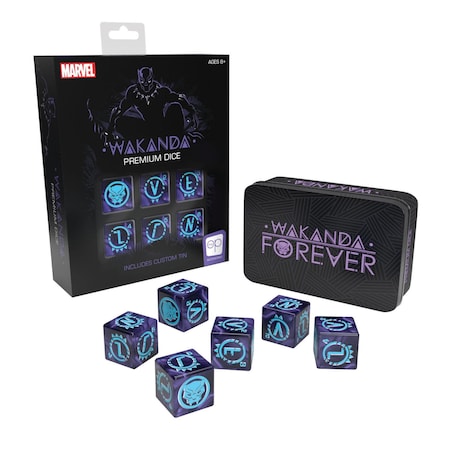 Usaopoly Marvel Black Panther Premium Dice Set AC011-776