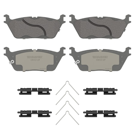 Wagner Brake OEX Rear Disc Brake Pad Set Premium Ceramic,  OEX2169