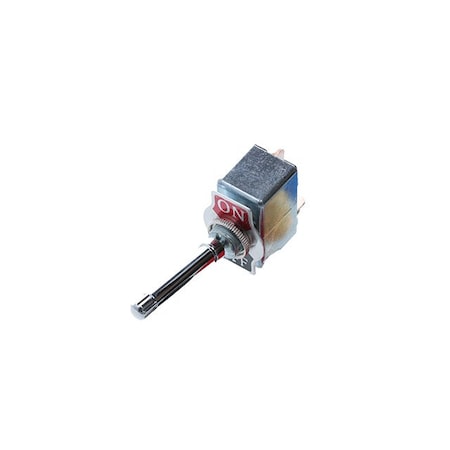 Switch Components Heavy Duty Toggle, 2P SPST OFF-ON, Long Plastic TD1-1A-DC-3-H