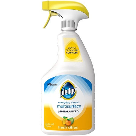 Pledge Multi-Purpose Cleaner, Trigger Spray Bottle, 25 oz, Fresh, 6 PK 336283