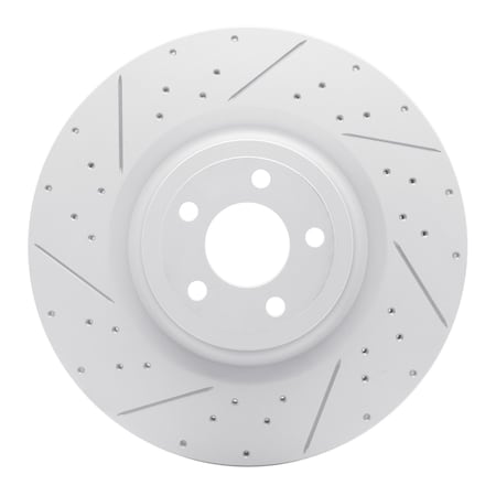Dynamic Friction Co DFC Geoperformance Rotor - Drilled and Slotted 830-54079L