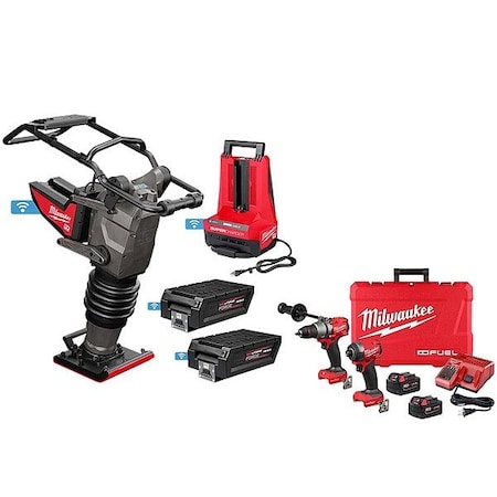 Milwaukee Tool MX FUEL Rammer Kit + M18 FUEL Combo Kit MXF270-2HD, 3696-22