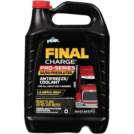 Peak Final Charge Pro-Series 1 Gal. Pre-Diluted Antifreeze/Coolant FPRB53