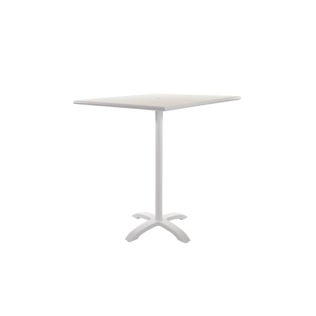 Bfm Seating Beachcomber-Bali 24x32 Bar Height Table - Powder Coated PHB2432WH-2626WHTU