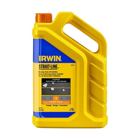 Irwin Irwin Strait-Line 5 lb Permanent Marking Chalk Orange 1 pk 65105