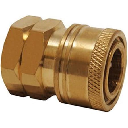 Kdar 0.75 in. Female Quick Coupler Socket, Brass 29019