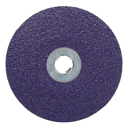 3M Cubitron Fiber Disc, Ceramic, 5 in Dia., PK25 7100349574
