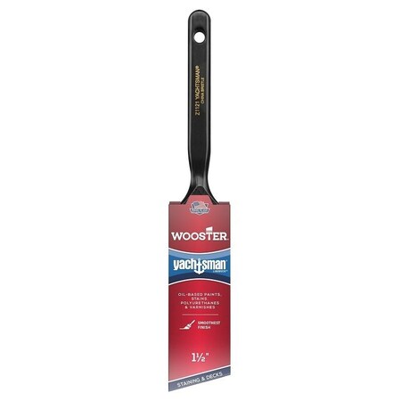 Wooster Z1121112 Paint Brush, 112 in W, 2316 in L Bristle, China Bristle, Sash Handle Z1121-11/2