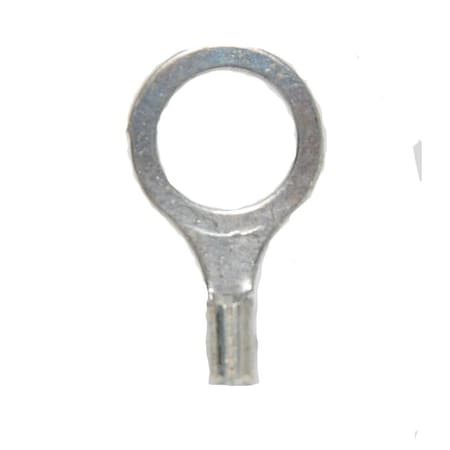 Hillsdale Terminal Ring Terminal, 3/8 in Stud Size, 18 AWG, 600 V, 1000 PK 10043