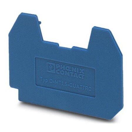 Phoenix Contact D-MT 1 5-QUATTRO BU End cover length: 3025309