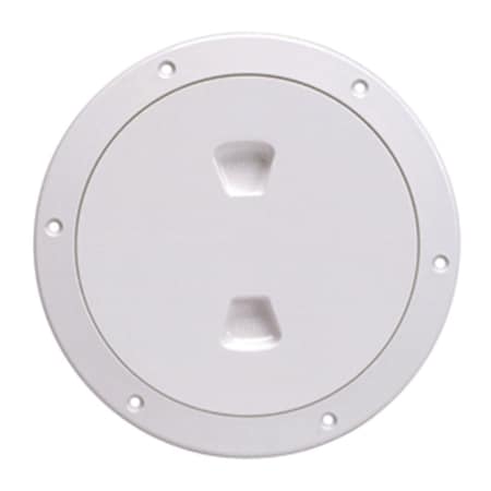 Superjock Smooth Center Screw - Out Deck Plate- White - 6 in. SU2935957