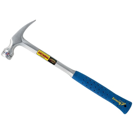 Estwing 28 Oz. Milled-Face Rip Claw Hammer with Nylon-Covered Steel Handle E3-28SM