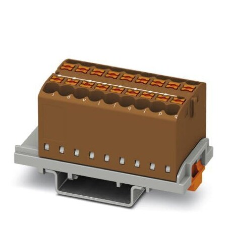 Phoenix Contact PTFIX 18X2 5-NS35 BN Distribution block 3273054