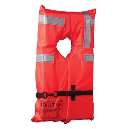 Absolute Outdoor Type I Commercial Adult Life Jacket  Orange 100100-200-004-12