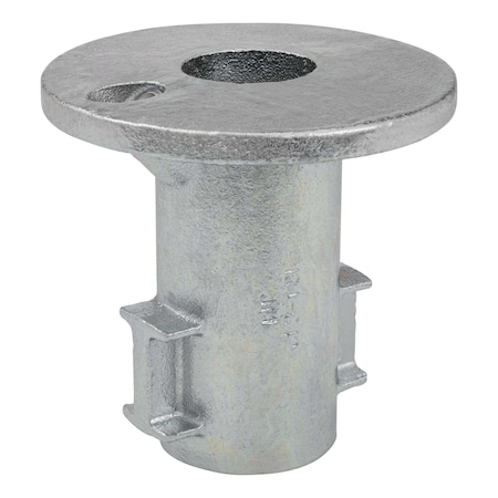 Steeltek Galvanized 1-1/4-in Ground Socket 673-406HC