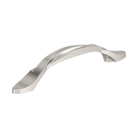 Amerock Intertwine 3-3/4 inch (96mm) Center-to-Center Satin Nickel Cabinet Pull, 25PK 25VMP21172G10