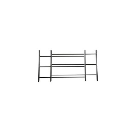 John Sterling 1120 Series Window Guard, 23 to 42 in W, 15 in H, Steel, Dark Black 1123-DB
