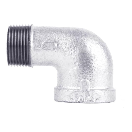 Stz Industries 4 in. FIP each X 4 in. D MIP Galvanized Malleable Iron 90 Degree Street Elbow 351SE90-4