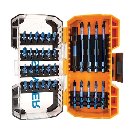Spyder Mach-Blue 34-pc Impact Bit Set 19079