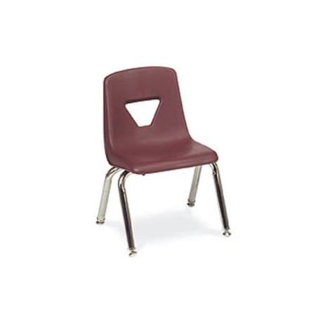 Virco 2000 Series 12" Classroom Chair, Preschool - 1st Grade with Nylon Glides - Navy Seat 2012