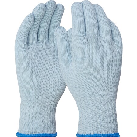 Pip Medium Weight Seamless Knit Cotton/Recycled Polyester Glove, Blue, 12PK 217449