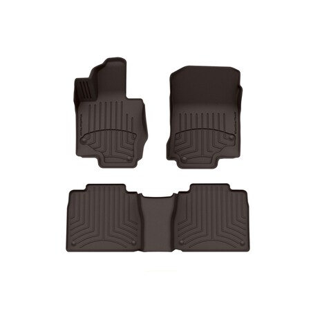 Weathertech Cocoa, Front and Rear FloorLiner HP 4715331-4715953IM