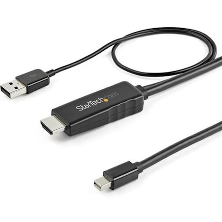 Startech.Com HDMI 1.4 TO MINI DISPLAYPORT 1.2 ACTIVE ADAPTER CABLE WITH 4K 30HZ VIDEO/HDCP 1. HD2MDPMM2M