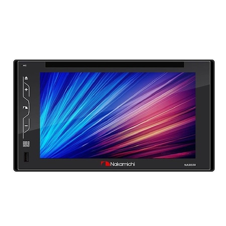 Nakamichi 2-DIN 6.2-in full glass touch screen with DVD player Built-in Bluetooth 4 x 50 Watts Output w/Andro NA3020