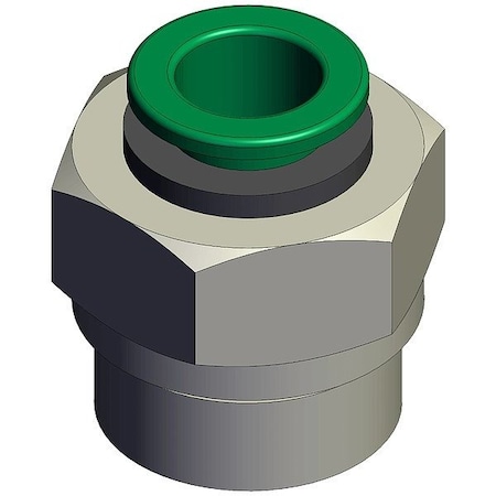 Smc Push-Fit Fitting, Straight KRH10-G04