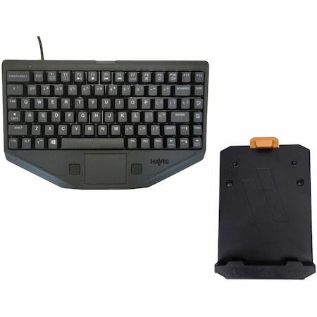 Havis PACKAGE RUGGED CHICLET STYLE KEYBOARD WITH MOUNT (INCLUDES EMERGENCY KEY) PKG-KB-2003