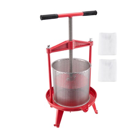 Vevor Fruit and Apple Crusher for Wine Cider Making 1.8 Gal/7L Stainless Steel LD-OM7