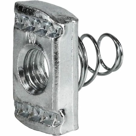 Dottie L.H. Dottie 3/8''-16 Channel Nut w/ Short Spring, 100PK SSN38S