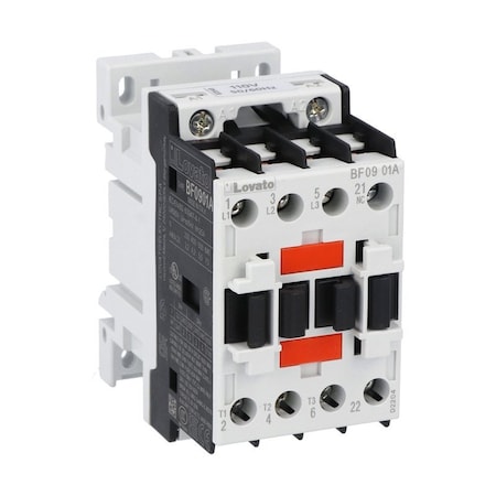 Lovato 3P Contactor 1Nc 9A, 230/60 Coil BF0901A23060