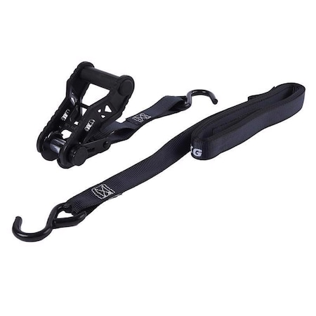 Keeper Extreme Webbing 1 in. W X 14 ft. L Black Ratchet Tie Down 500 lb, 2PK 85454