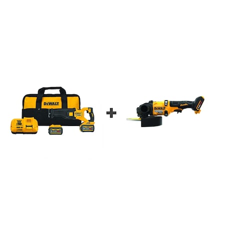 Dewalt Reciprocating Saw Kit w/ Bonus Grinder DCS389X2/DCG440B