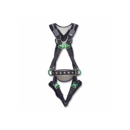 Msa Safety V-FLEX, Full-Body Harness, Construction, Back/Hips D-Rings, XL, QC Chest/Leg Buckles,  454-10211326