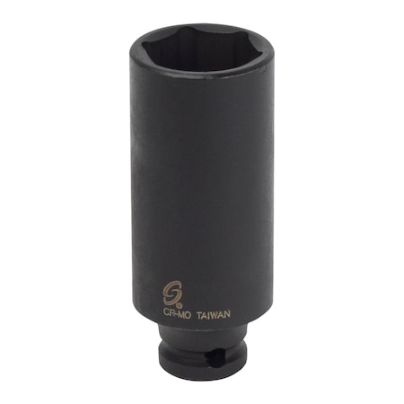 Sunex 1/4 in Dr 14Mm Deep Magnetic Impact Socket 814MDMG