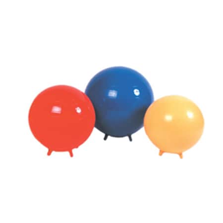 Cando International CanDo  18 in. Inflatable Exercise Ball with Stability Feet - Yellow CanDo-30-1891