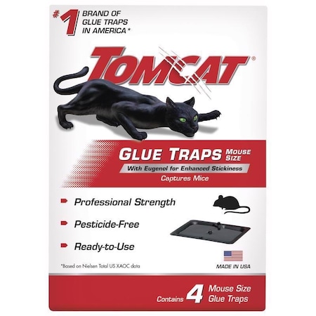 Tomcat Small Glue Trap For Mice 4PK 0362310