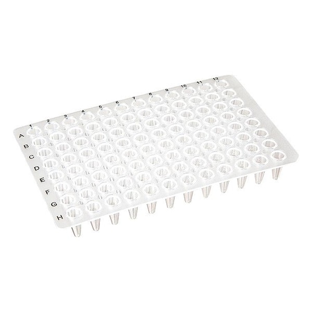 Globe Scientific PCR Well Plate, Colorless, PK10 PCR-HS-FL02