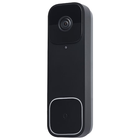 Nuvo Starfish - Smart Doorbell Security Camera Wired - Black Doorbell With Black Chime 65/934