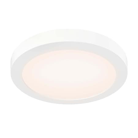 Dals Lighting Prime 9'' Round 5CCT Coastal Rated Flush Mount, White FMP09-CC-CR-WH