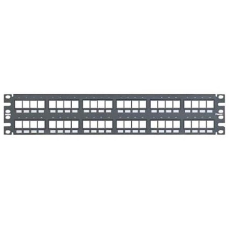Kilowatt 48 Port 2 Rack Unit NK Modular Patch Panel Mount KI3770077